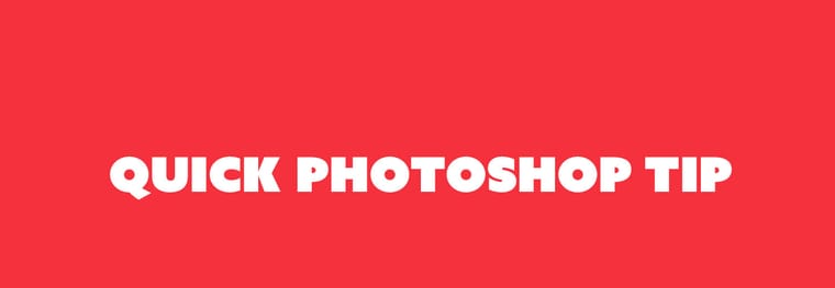Quick Photoshop Zooming Tip