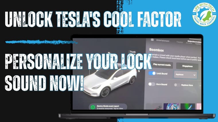 Unlock Tesla's Cool Factor: Personalize Your Lock Sound Now!